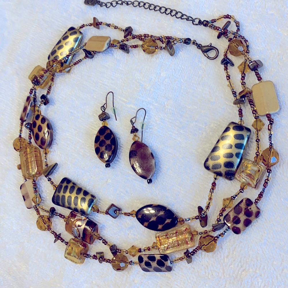 Fashion Jewelry Set - Necklace & Earrings